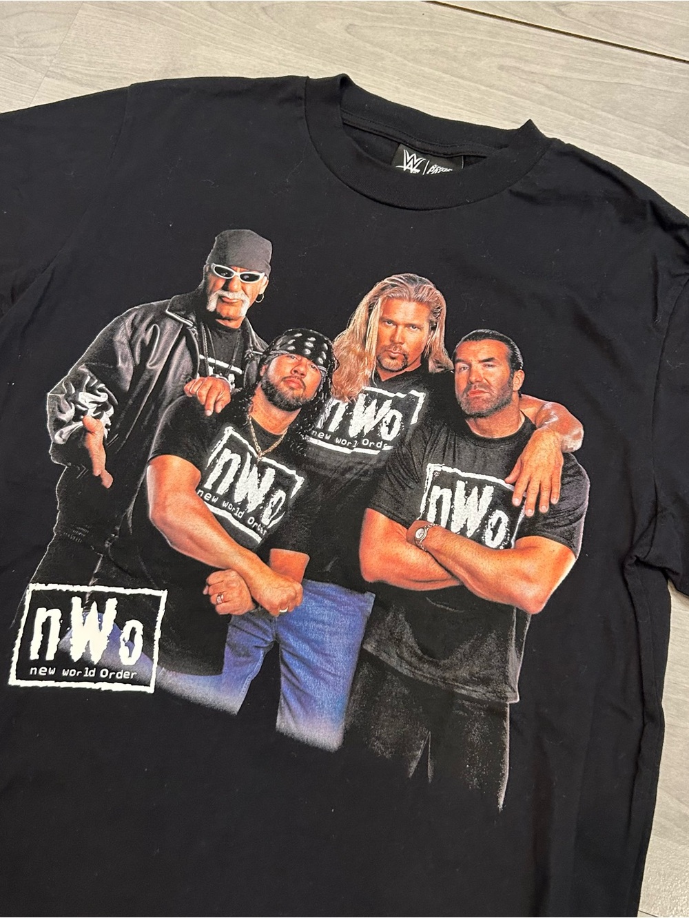NWO WWE x Shoe Palace Men’s Medium Black Shirt Hogan Hall Nash X-pac WWF